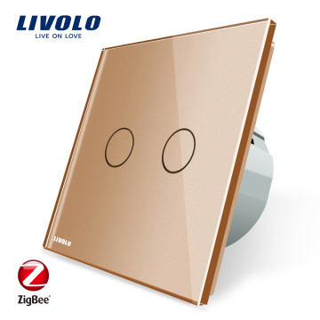 Livolo ZigBee Home Automation Wall Light Zigbee Touch Smart Light Switch VL-C702Z-13